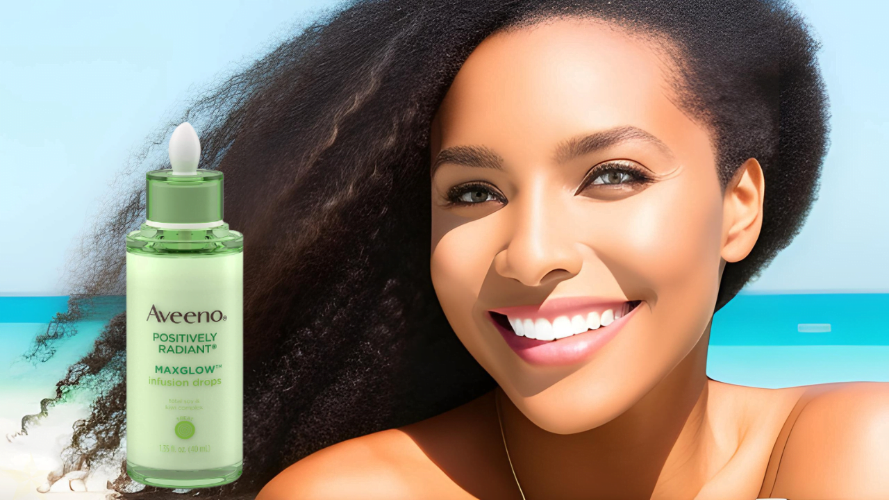 Aveeno Positively Radiant MaxGlow Moisturizer with Sunscreen