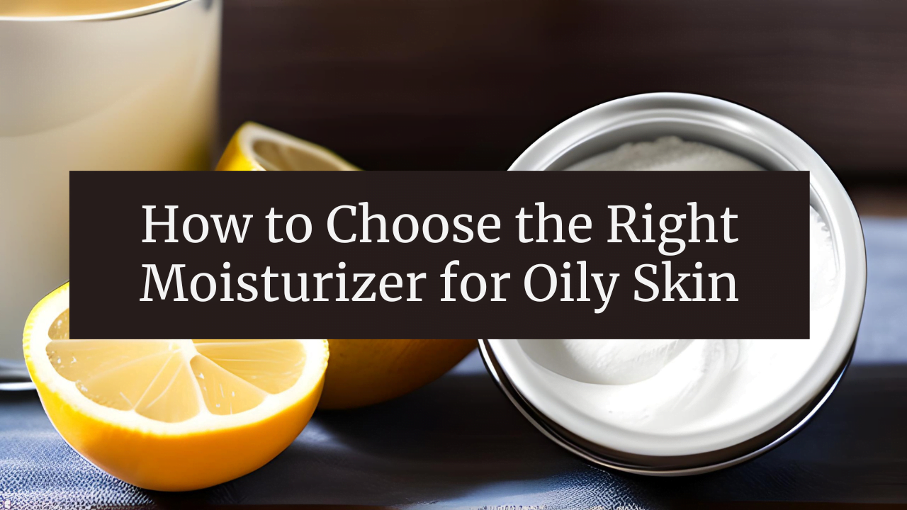 How to Choose the Right Moisturizer for Oily Skin