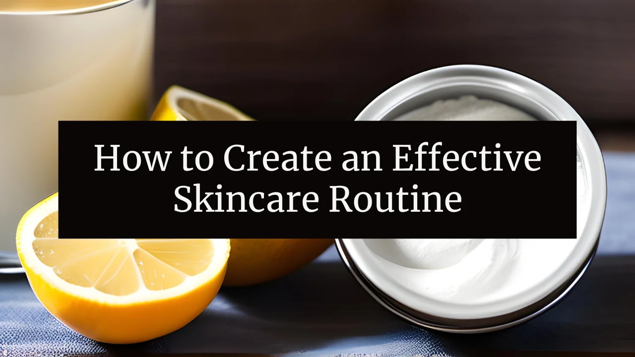 How to Create an Effective Skincare Routine